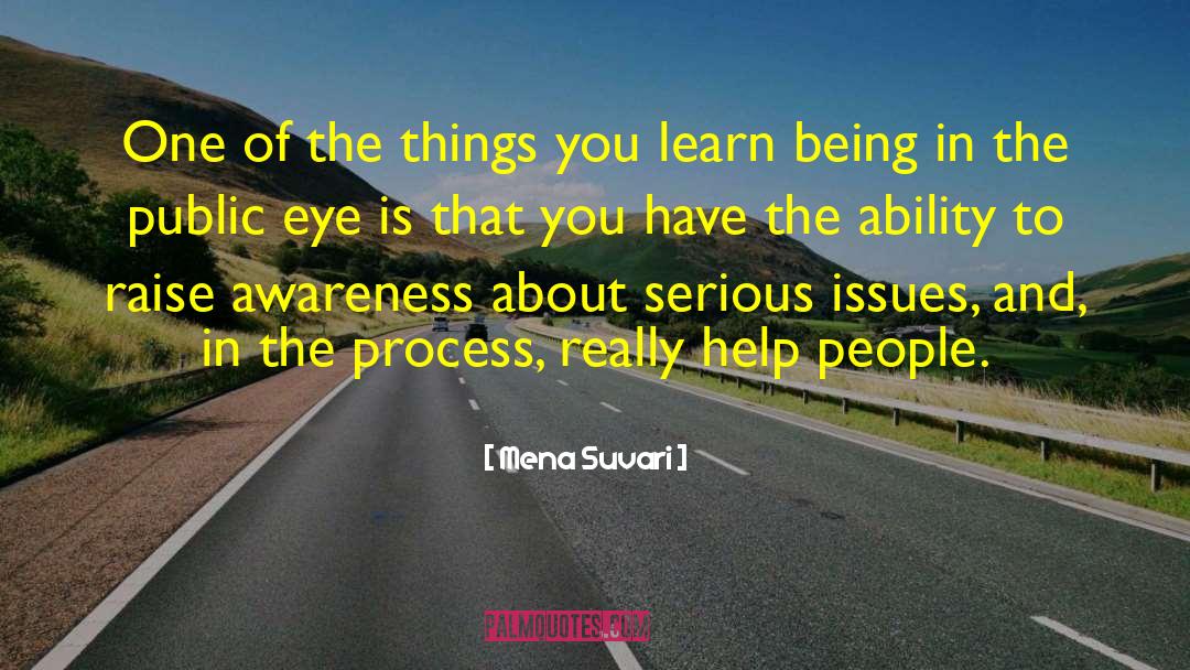 Mena Suvari Quotes: One of the things you