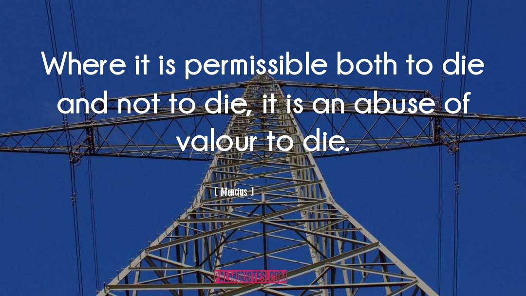 Mencius Quotes: Where it is permissible both