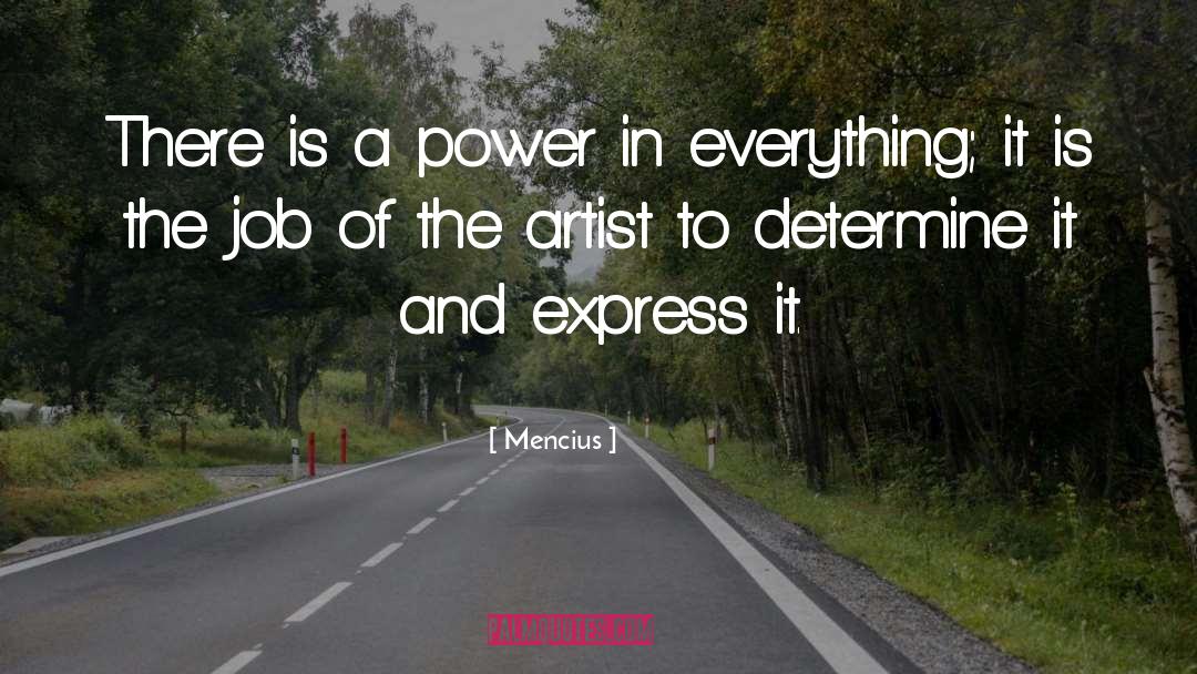 Mencius Quotes: There is a power in