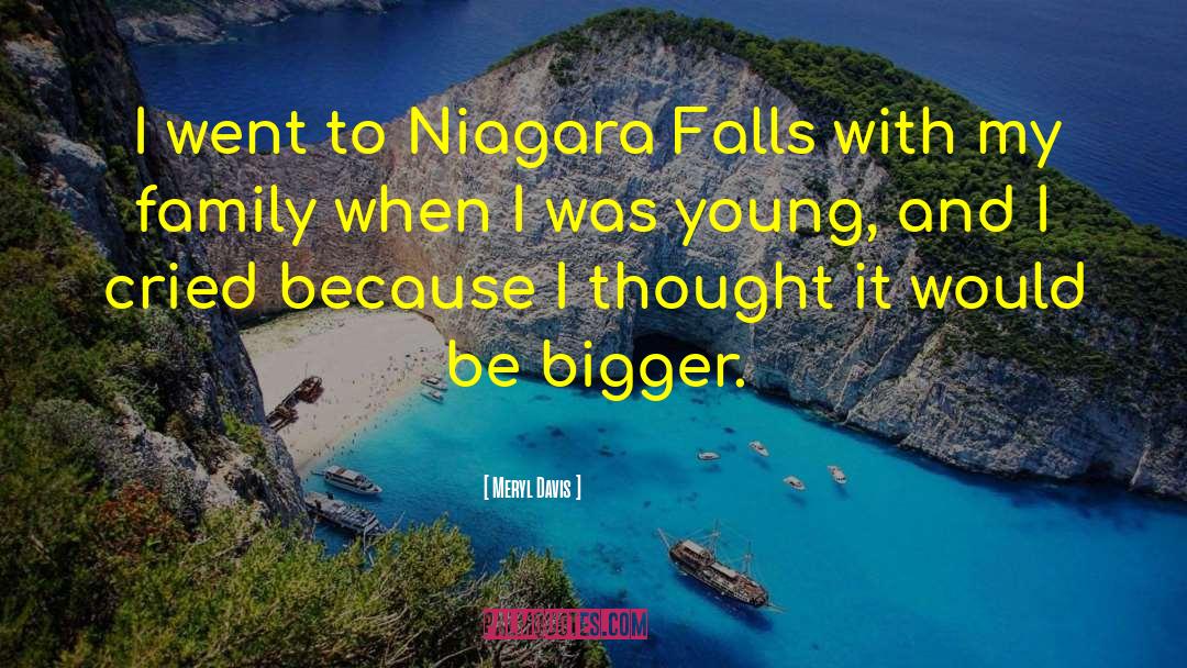 Meryl Davis Quotes: I went to Niagara Falls