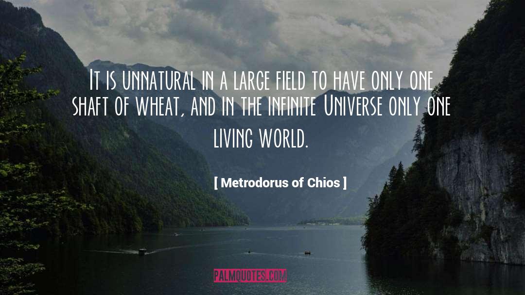 Metrodorus Of Chios Quotes: It is unnatural in a