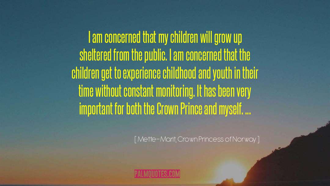 Mette-Marit, Crown Princess Of Norway Quotes: I am concerned that my