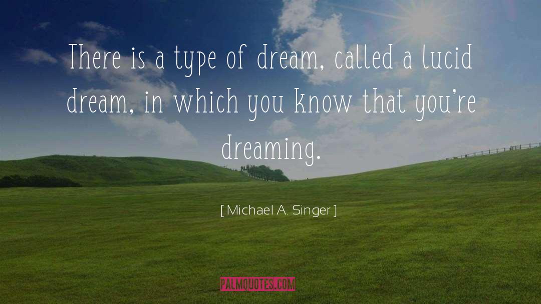Michael A. Singer Quotes: There is a type of
