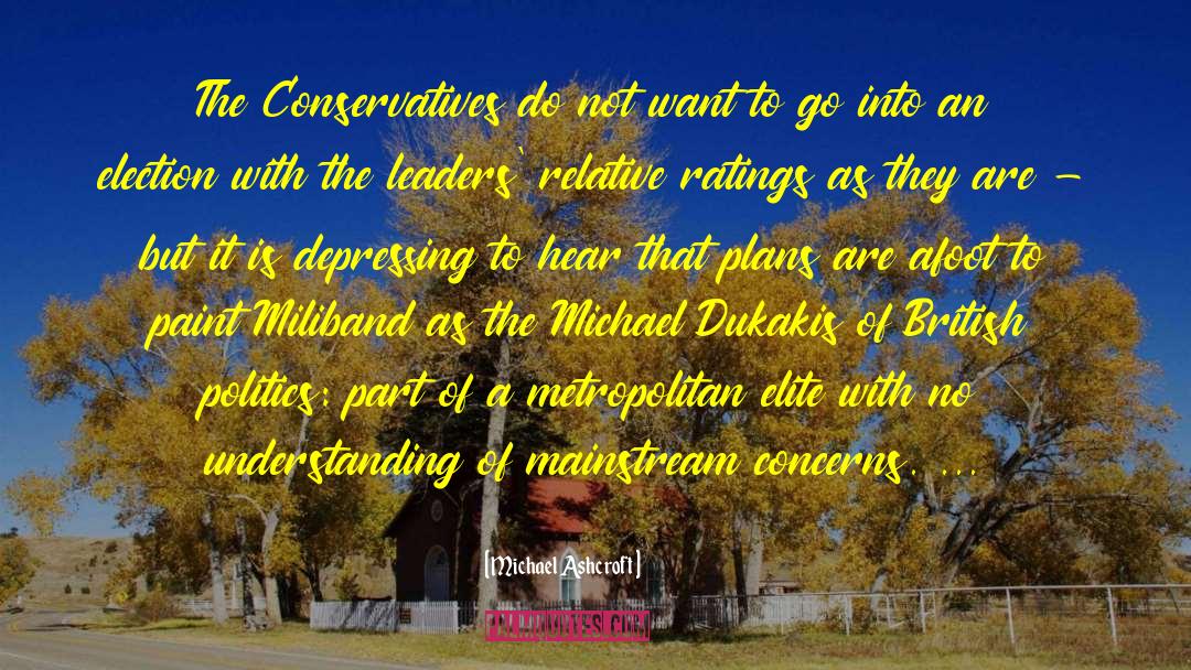 Michael Ashcroft Quotes: The Conservatives do not want