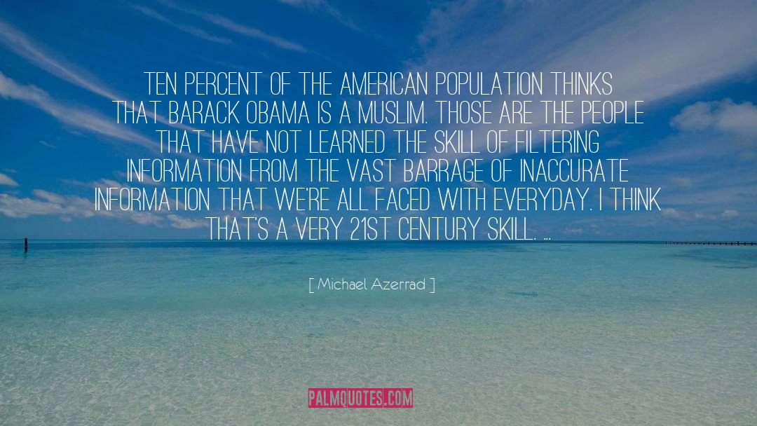 Michael Azerrad Quotes: Ten percent of the American