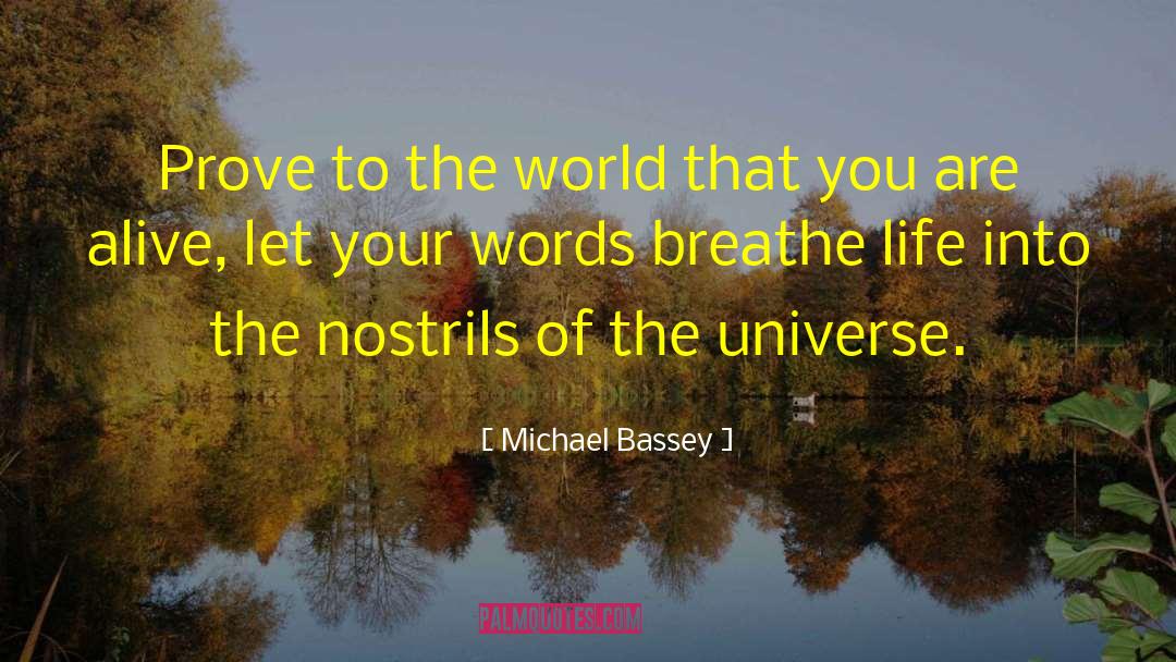 Michael Bassey Quotes: Prove to the world that