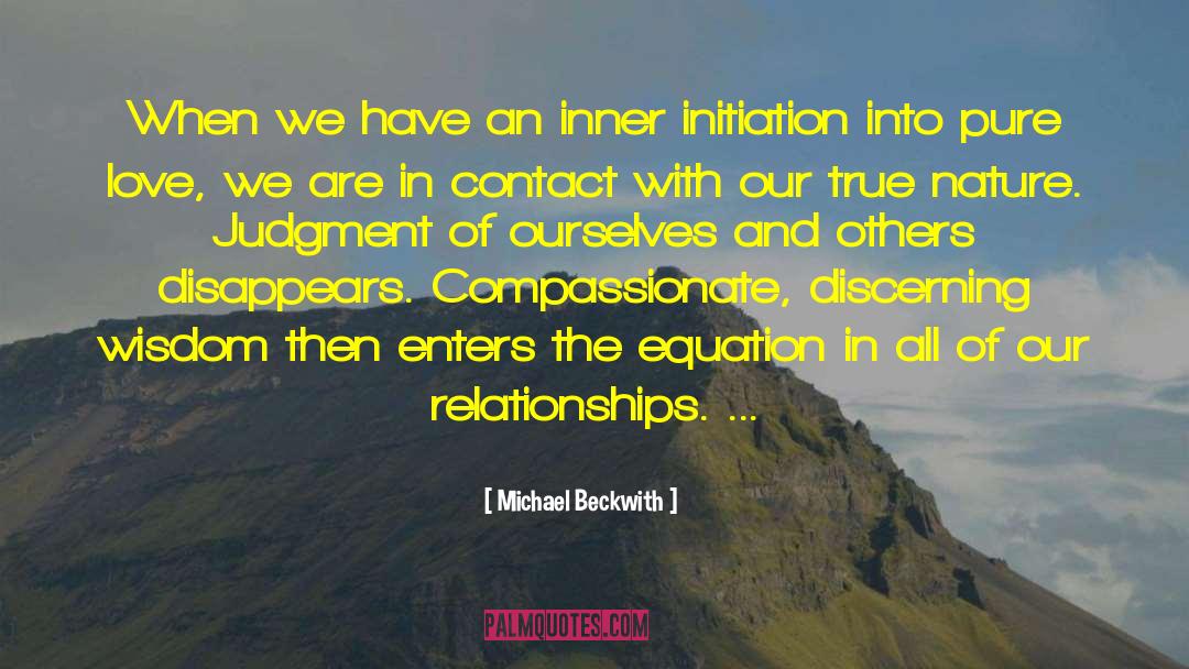 Michael Beckwith Quotes: When we have an inner