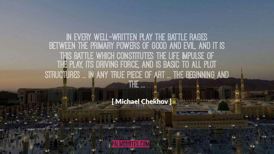 Michael Chekhov Quotes: In every well-written play the