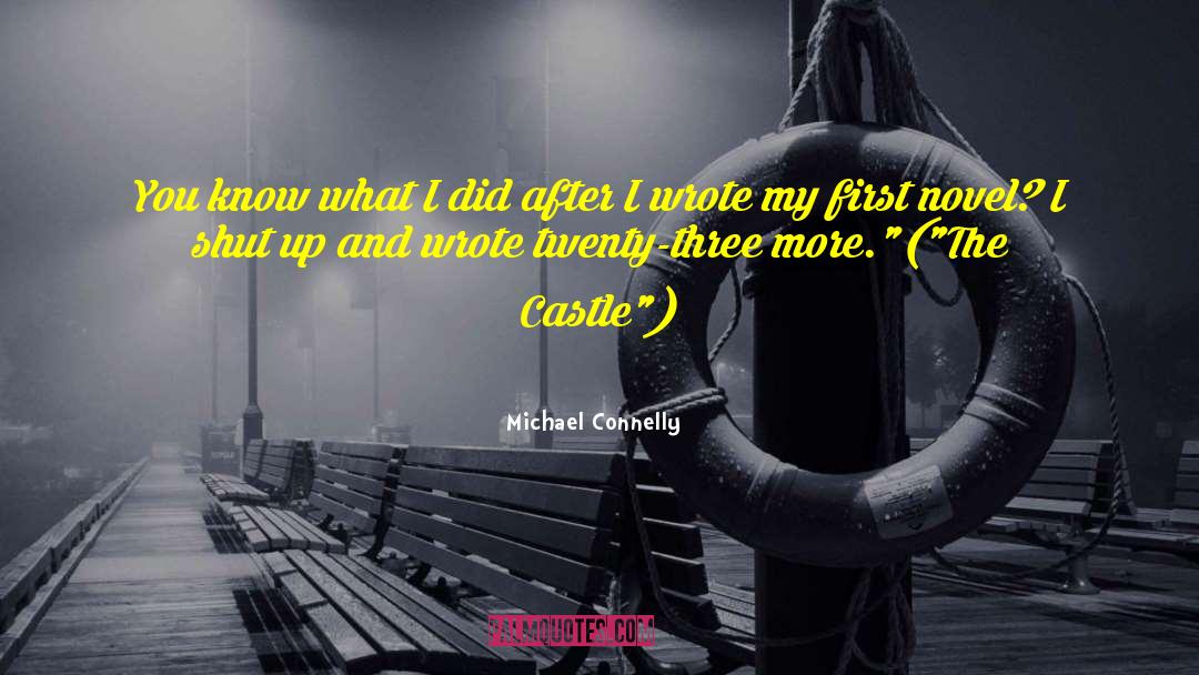 Michael Connelly Quotes: You know what I did