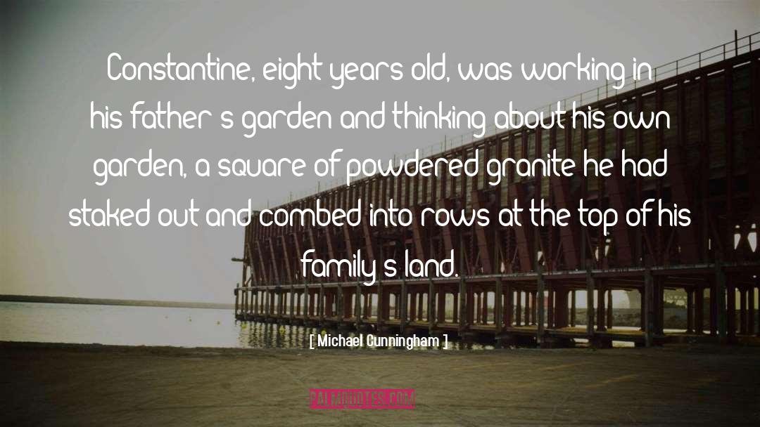 Michael Cunningham Quotes: Constantine, eight years old, was