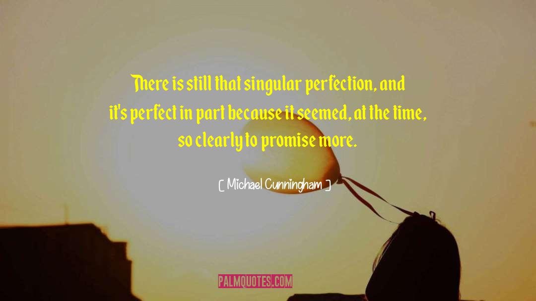 Michael Cunningham Quotes: There is still that singular