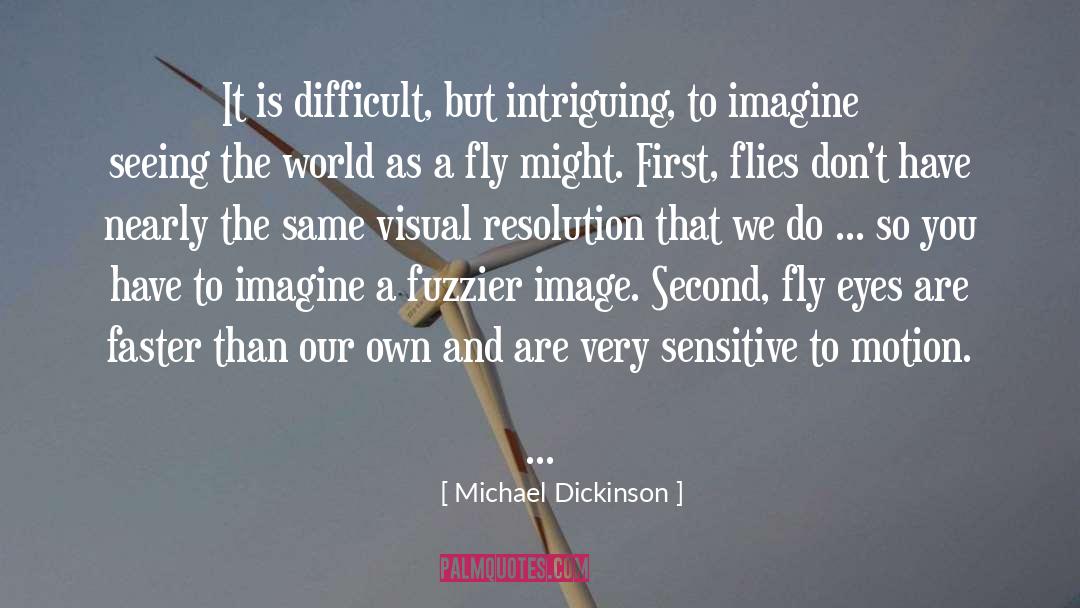 Michael Dickinson Quotes: It is difficult, but intriguing,