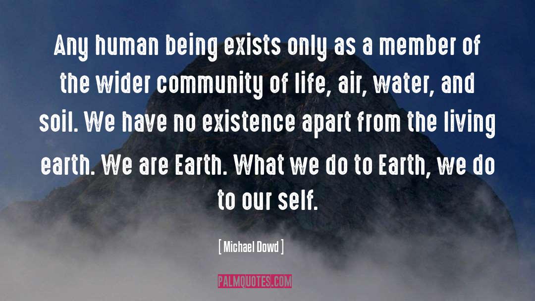 Michael Dowd Quotes: Any human being exists only