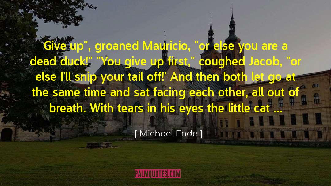 Michael Ende Quotes: Give up