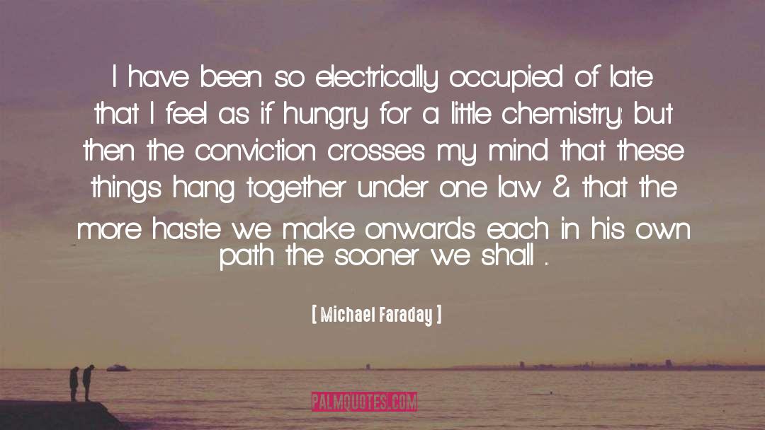 Michael Faraday Quotes: I have been so electrically