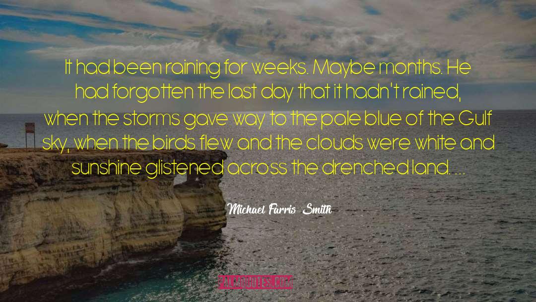 Michael Farris Smith Quotes: It had been raining for