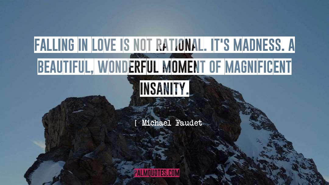 Michael Faudet Quotes: Falling in love is not