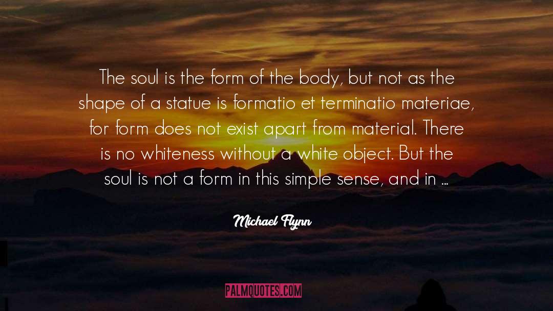 Michael Flynn Quotes: The soul is the form