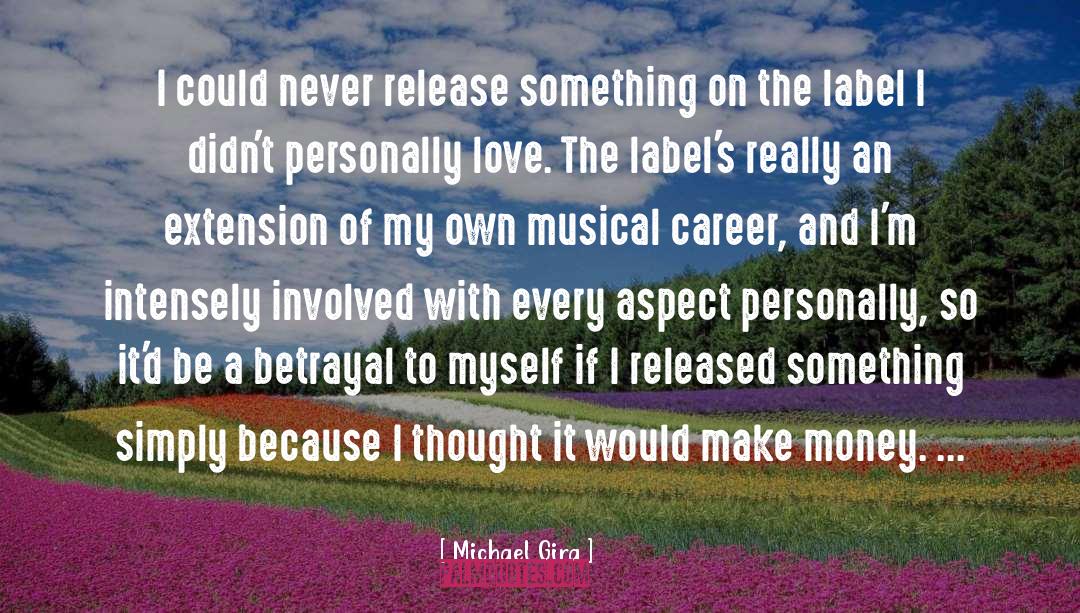 Michael Gira Quotes: I could never release something