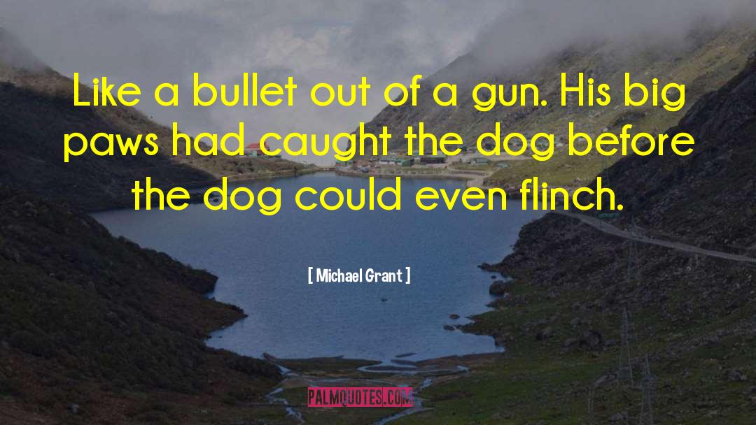 Michael Grant Quotes: Like a bullet out of