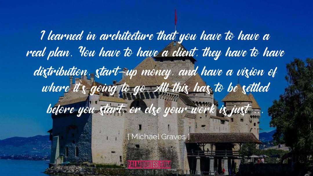 Michael Graves Quotes: I learned in architecture that