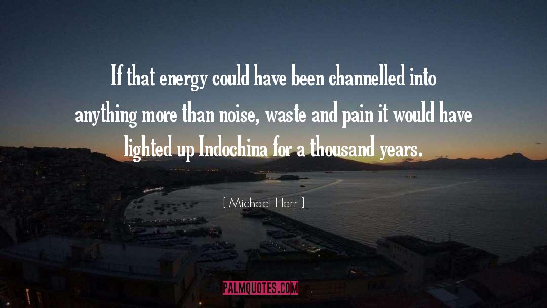 Michael Herr Quotes: If that energy could have