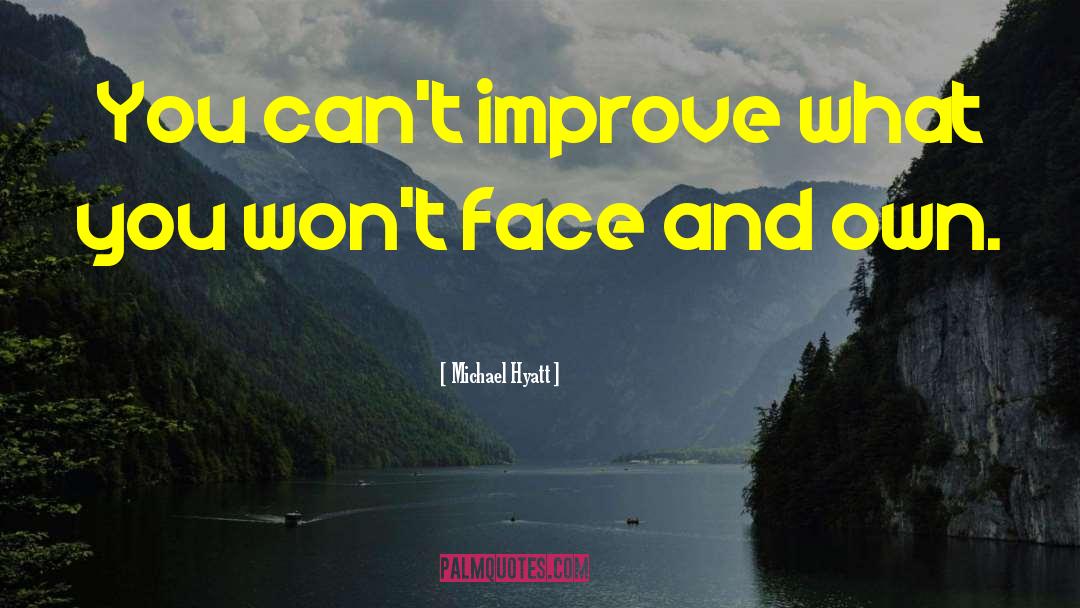 Michael Hyatt Quotes: You can't improve what you