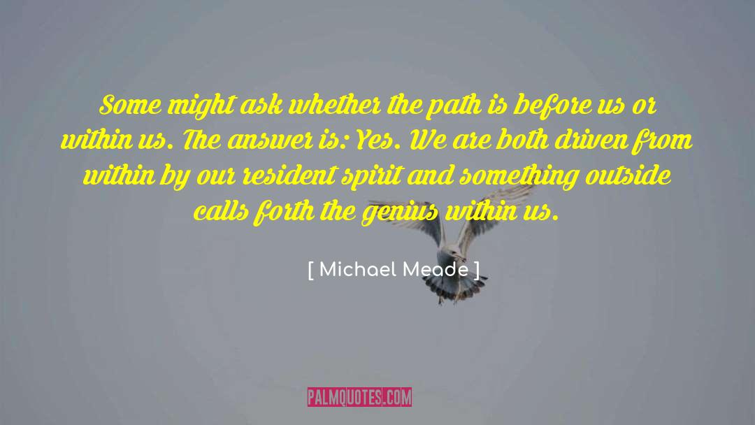 Michael Meade Quotes: Some might ask whether the