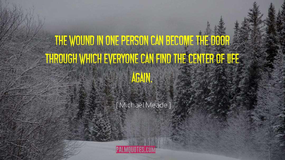 Michael Meade Quotes: The wound in one person