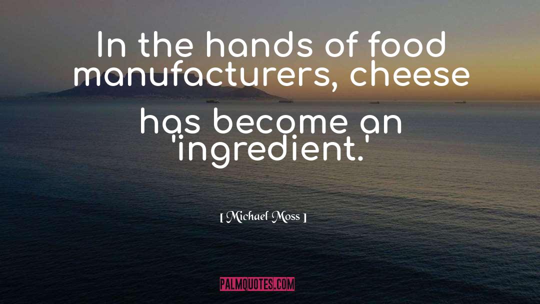 Michael Moss Quotes: In the hands of food