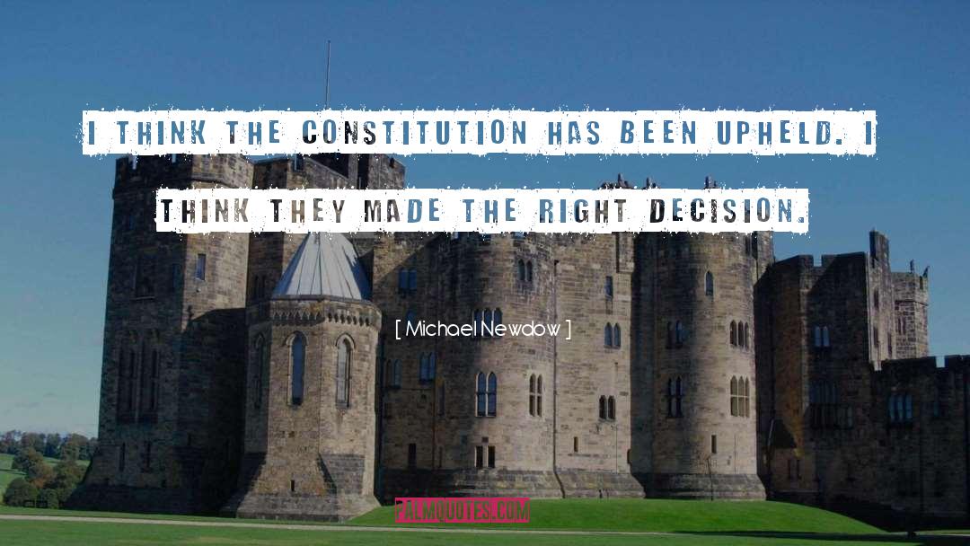 Michael Newdow Quotes: I think the Constitution has