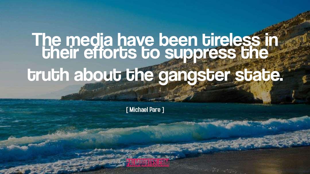 Michael Pare Quotes: The media have been tireless