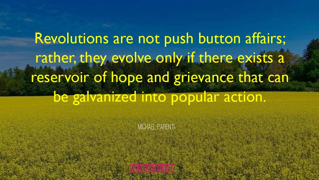 Michael Parenti Quotes: Revolutions are not push button