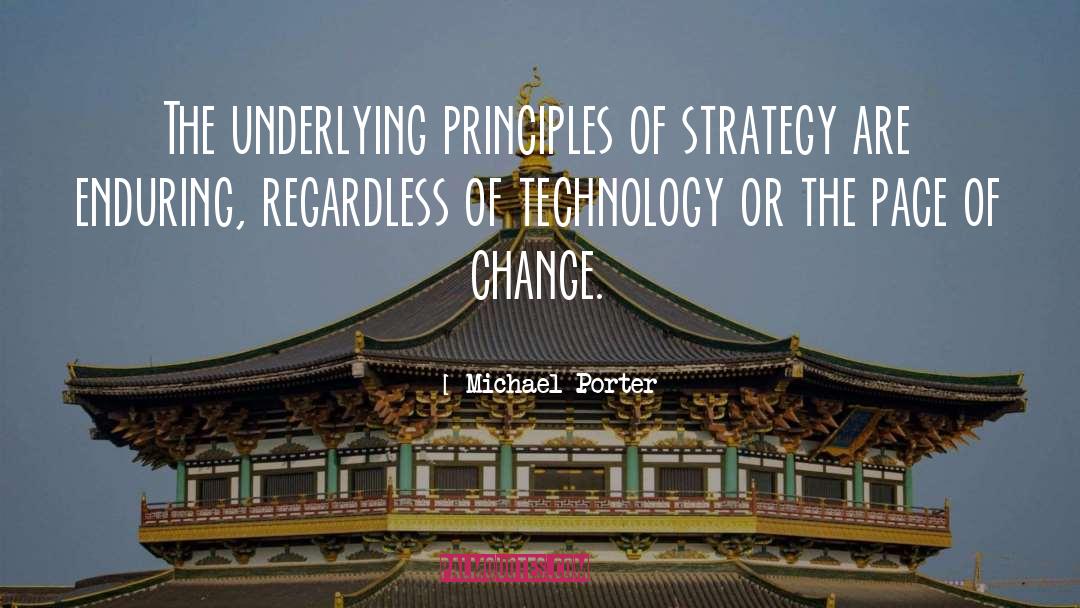 Michael Porter Quotes: The underlying principles of strategy