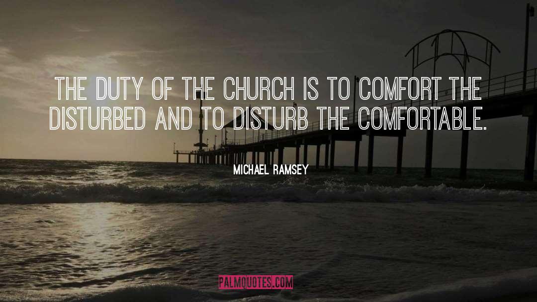 Michael Ramsey Quotes: The duty of the church