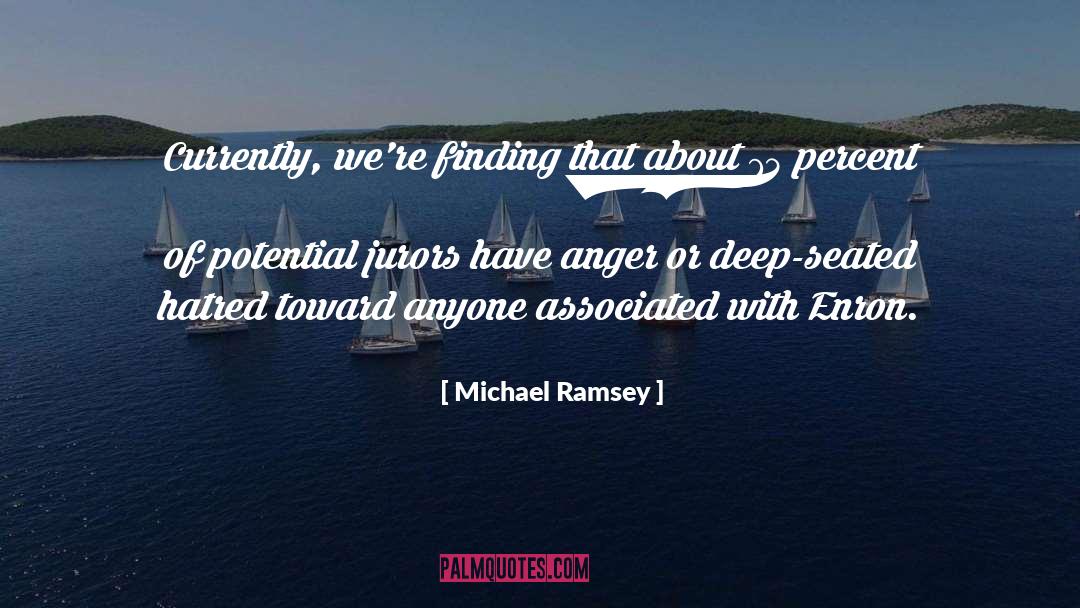 Michael Ramsey Quotes: Currently, we're finding that about