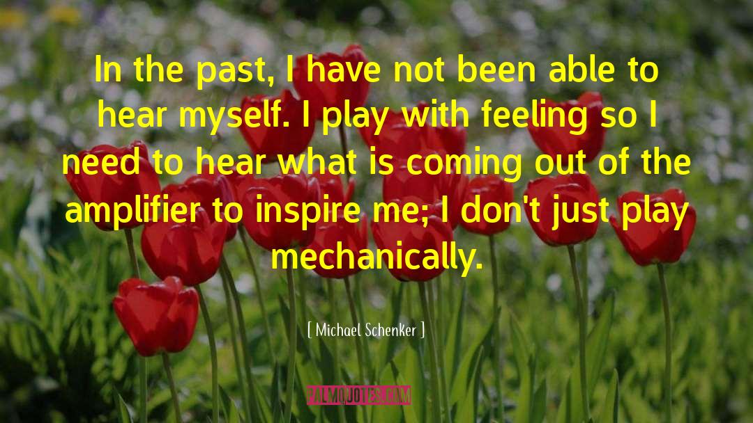 Michael Schenker Quotes: In the past, I have