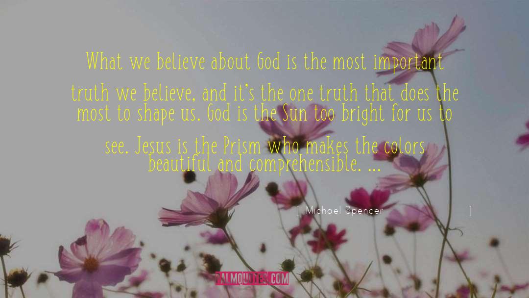 Michael Spencer Quotes: What we believe about God