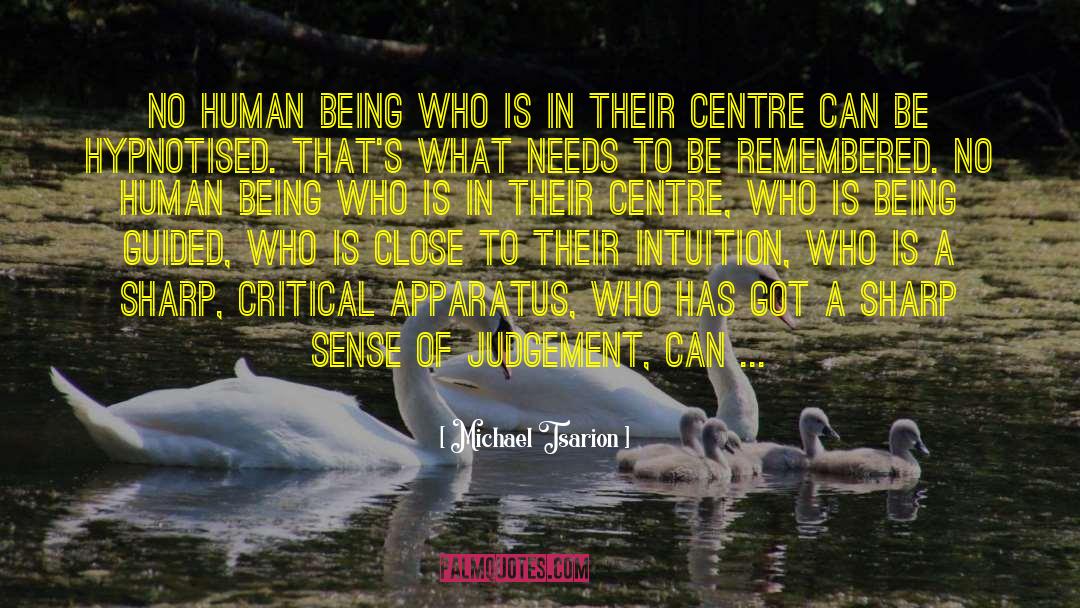 Michael Tsarion Quotes: No human being who is