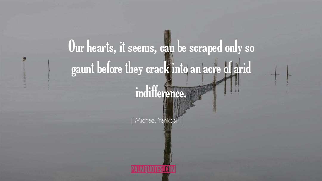 Michael Yankoski Quotes: Our hearts, it seems, can