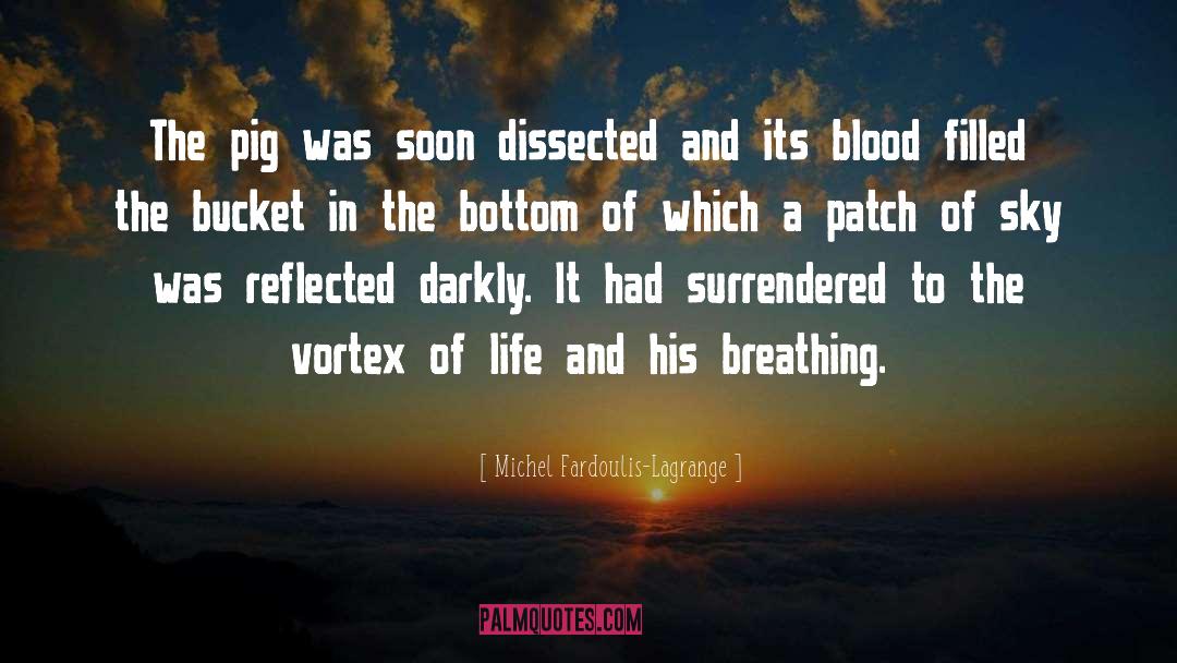 Michel Fardoulis-Lagrange Quotes: The pig was soon dissected