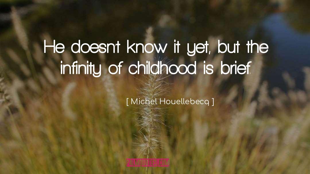 Michel Houellebecq Quotes: He doesn't know it yet,