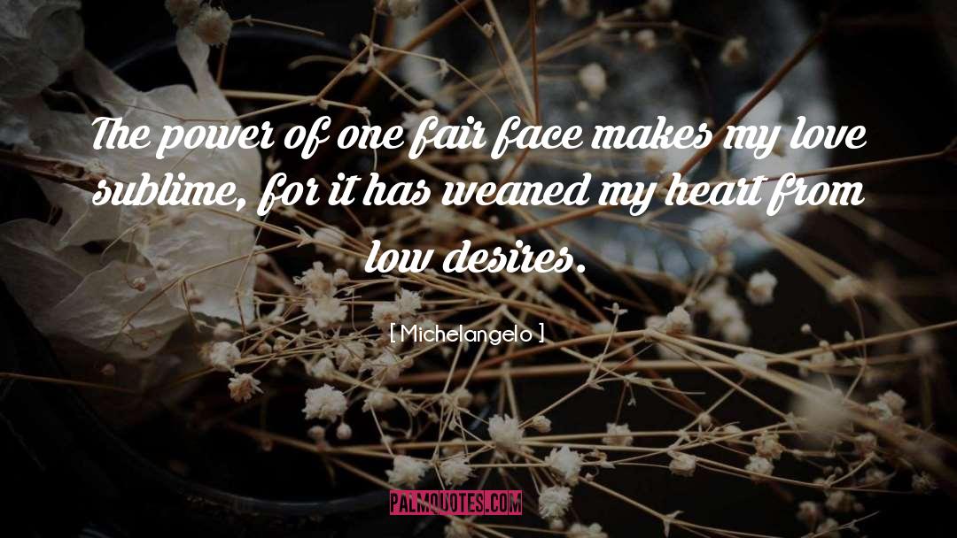 Michelangelo Quotes: The power of one fair