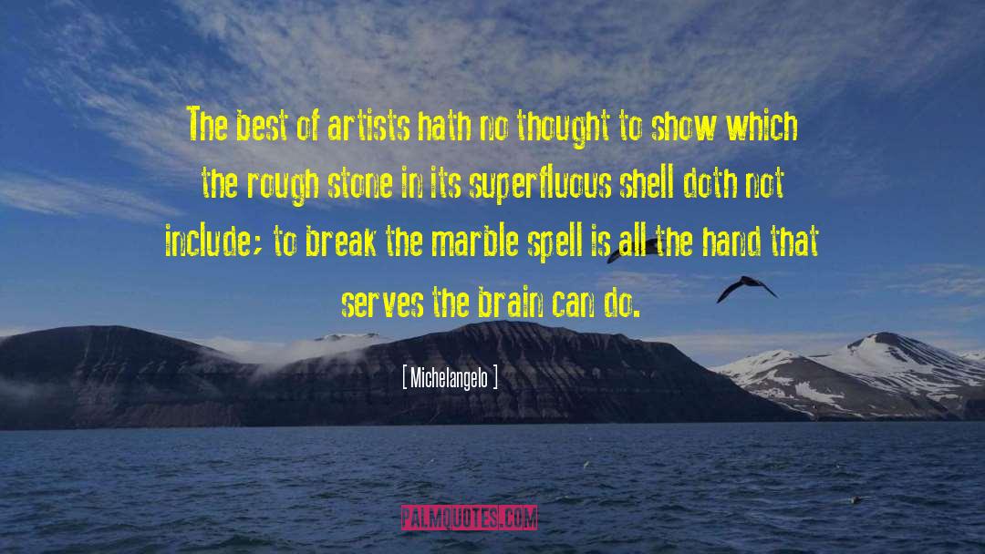 Michelangelo Quotes: The best of artists hath