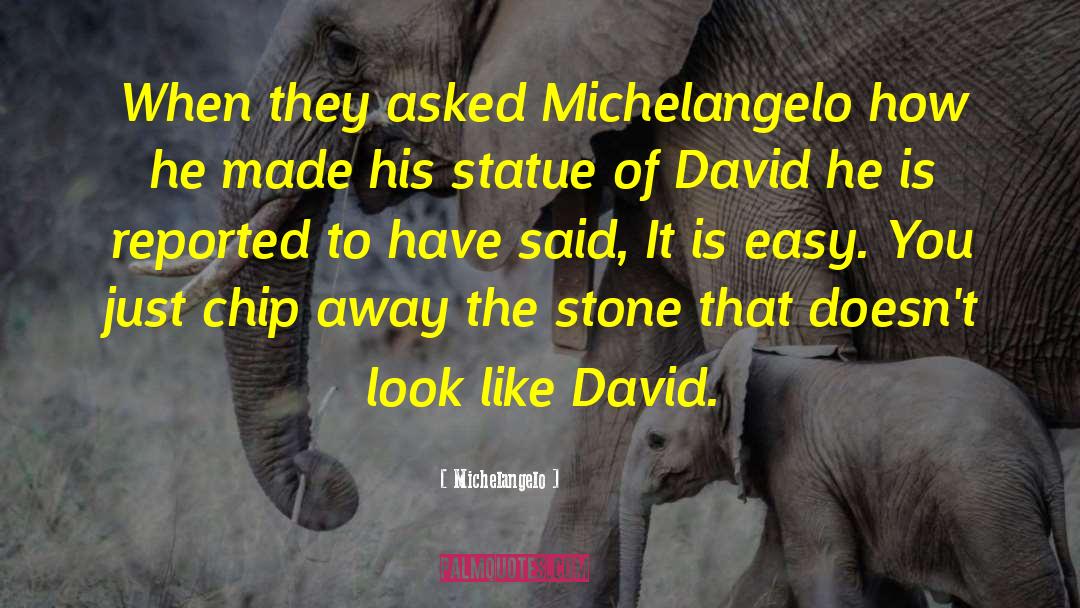 Michelangelo Quotes: When they asked Michelangelo how