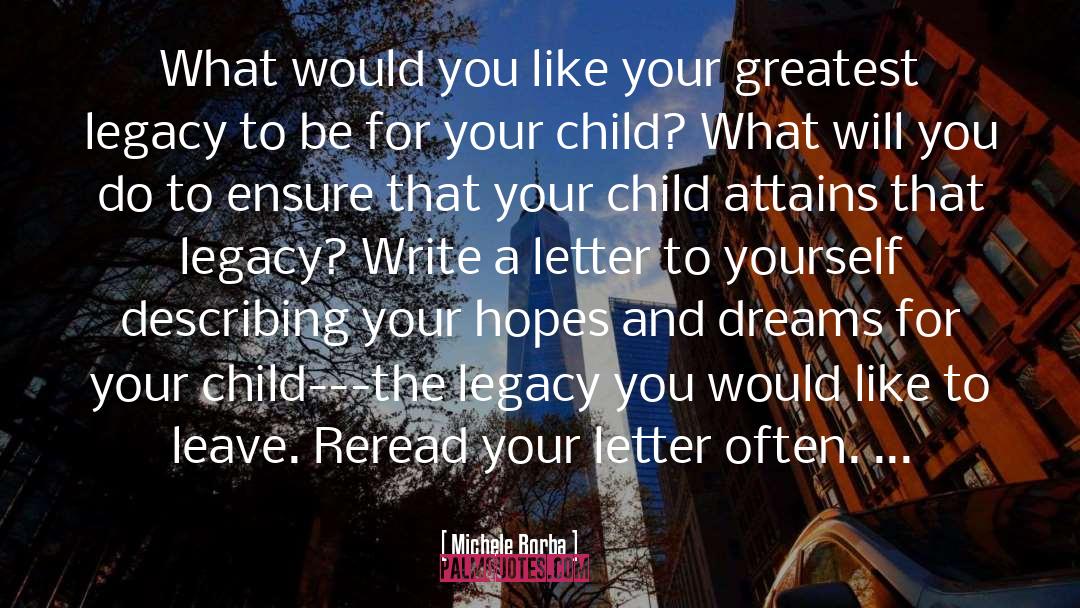 Michele Borba Quotes: What would you like your