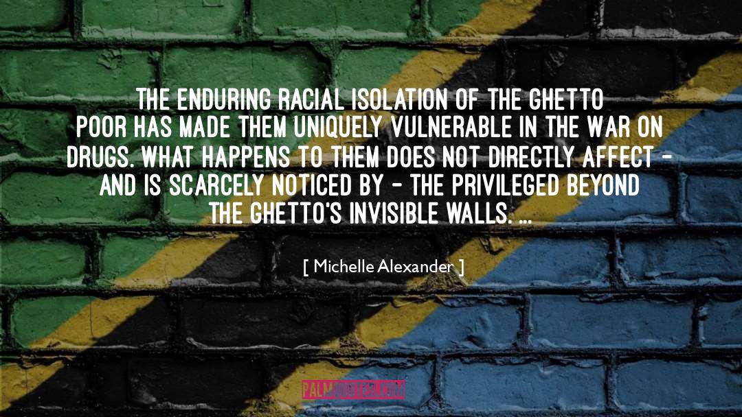 Michelle Alexander Quotes: The enduring racial isolation of