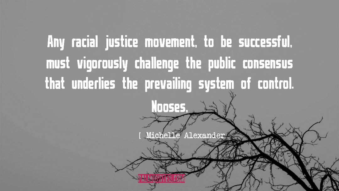 Michelle Alexander Quotes: Any racial justice movement, to