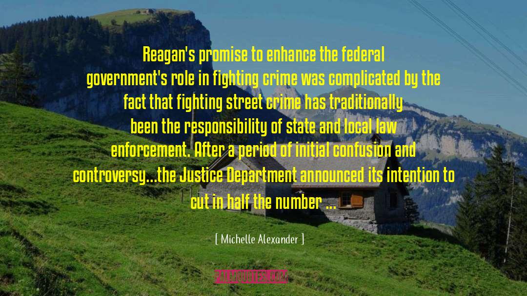 Michelle Alexander Quotes: Reagan's promise to enhance the