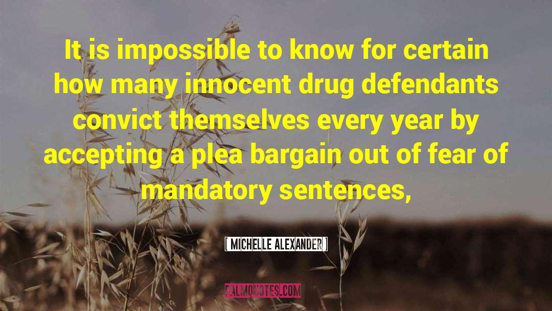 Michelle Alexander Quotes: It is impossible to know